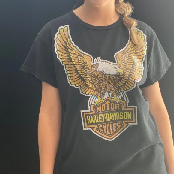 HARLEY DAVIDSON GLITTER TEE S - Picture 7 of 16